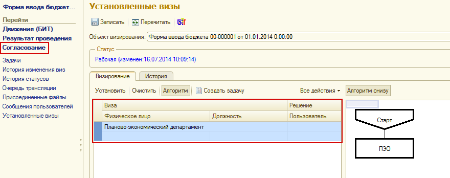 Не удалось определить маршрут согласования заявки в 1с упп